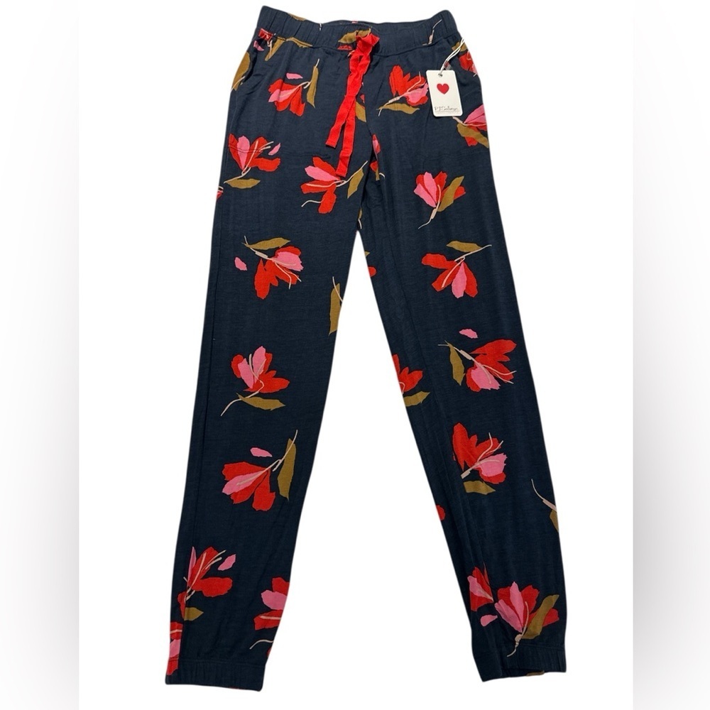 NWT PJ Salvage Botanical Dreams Pajama Pants in Navy - Picture 2 of 8